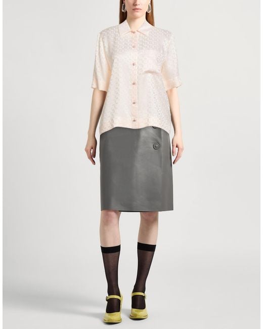 Fendi White Shirt Silk