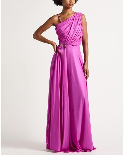 Camilla Pink Maxi Dress Polyester