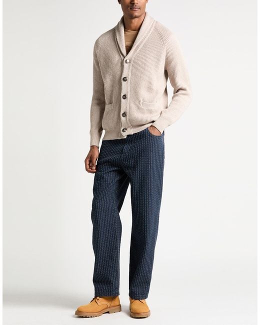 Brunello Cucinelli Natural Cardigan Cotton for men