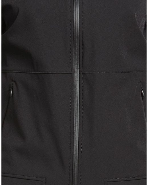 Peuterey Black Jacket Polyamide, Polyester, Elastane