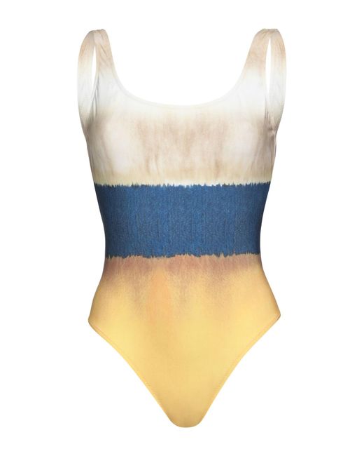 Alberta Ferretti One piece Swimsuit in Blue   Lyst Australia