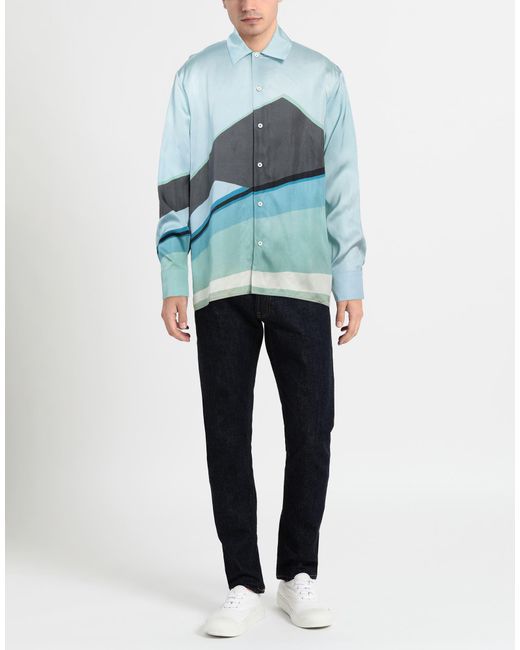 Jil Sander Blue Shirt for men