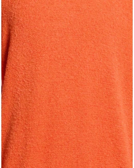 Brooksfield Orange Turtleneck Virgin Wool, Polyamide for men