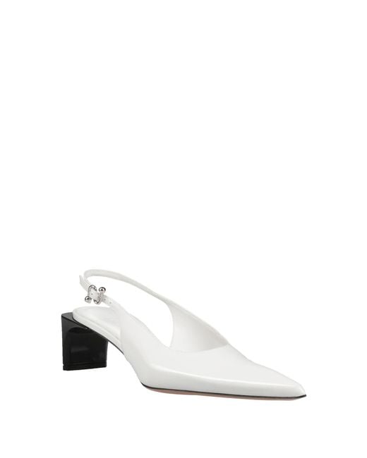 Sportmax White Pumps Leather
