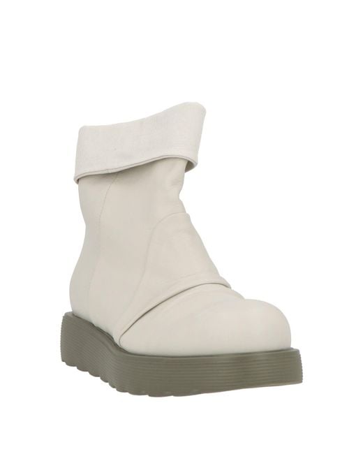 Ixos Natural Ankle Boots Leather