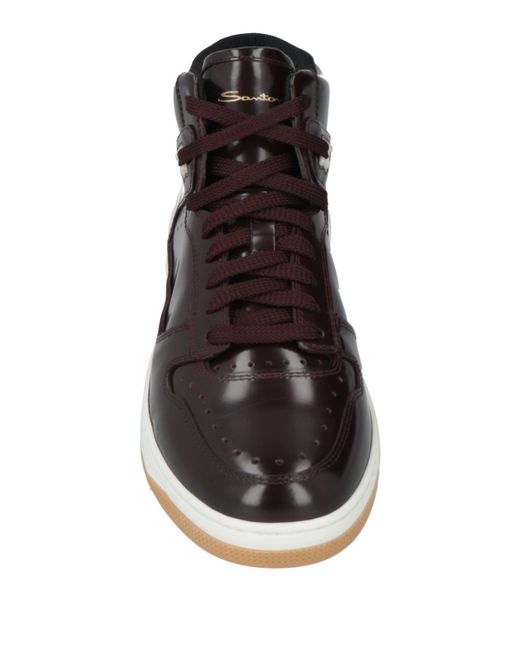 Santoni Brown Trainers for men