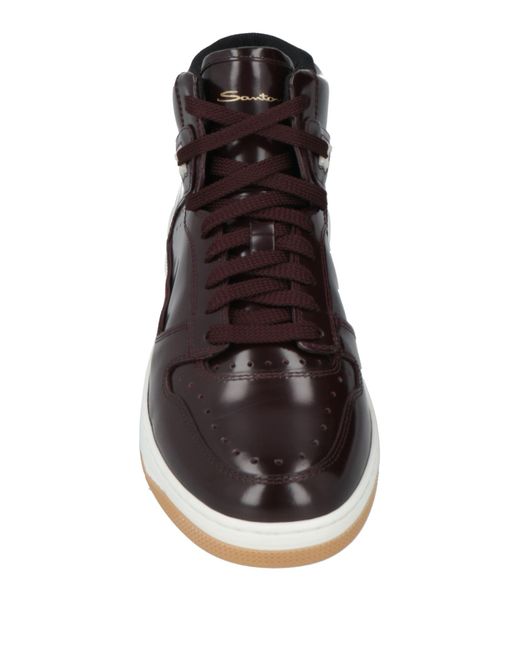 Santoni Brown Trainers for men