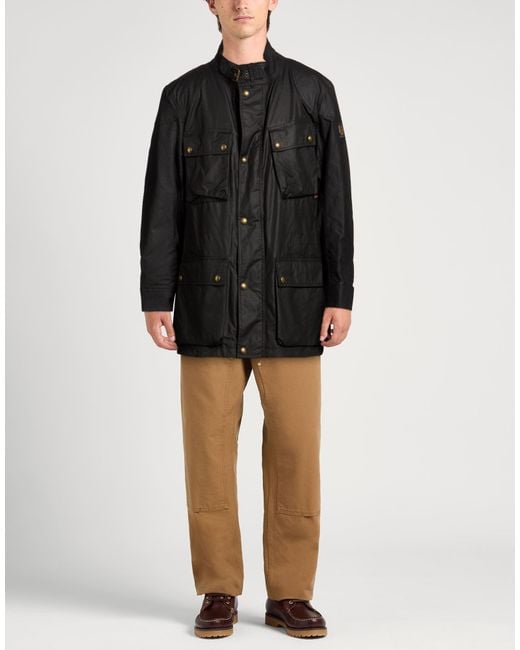 Belstaff Black Jacket Cotton for men