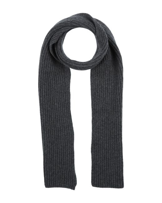 Moorer Black Scarf Cashmere for men