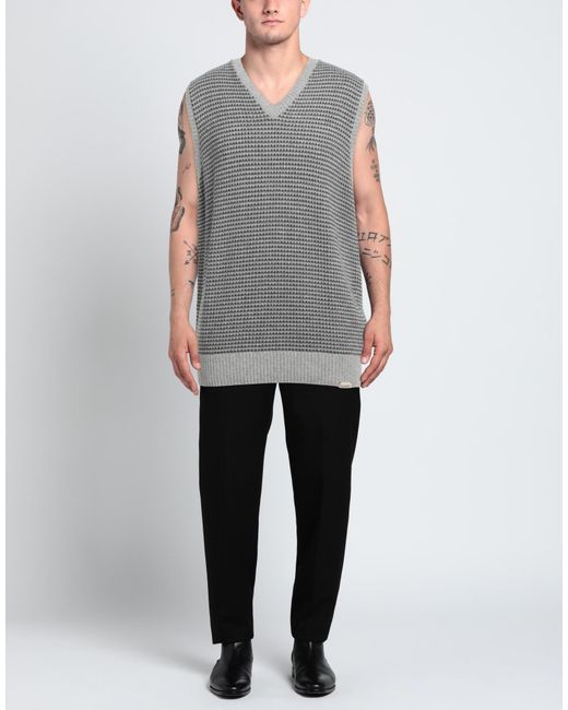 Brooksfield Gray Sweater for men