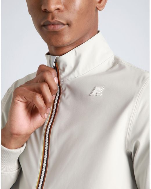 K-Way White Jacket for men