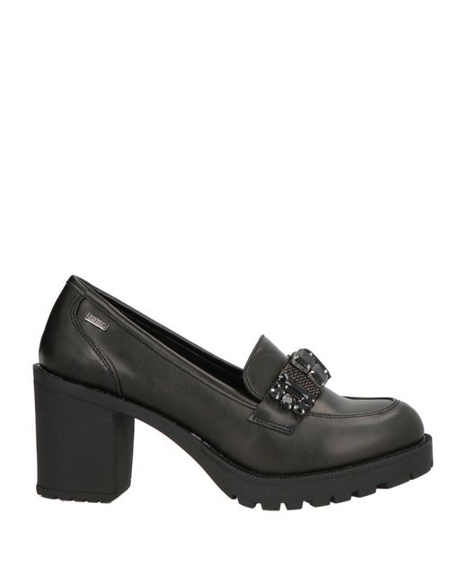 MTNG Black The Collection Loafers Textile Fibers