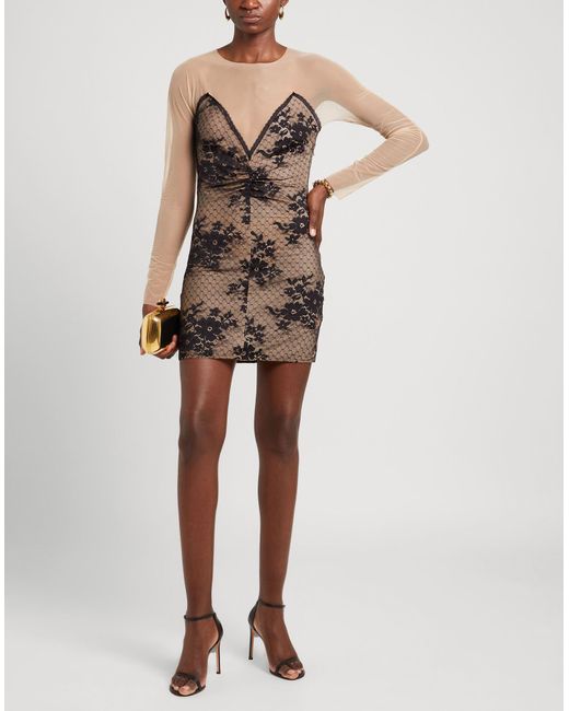 N°21 X WOLFORD Brown Mini Dress