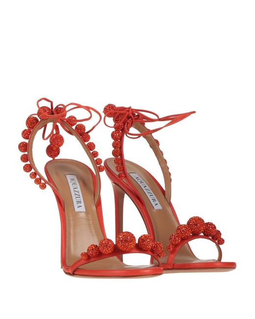 Aquazzura Red Sandals