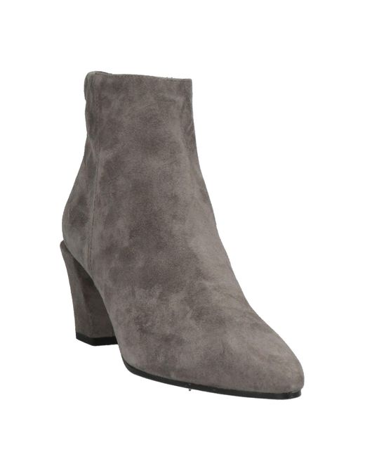 Daniele Ancarani Gray Ankle Boots Soft Leather