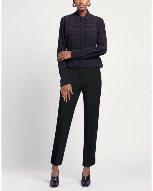 Slowear Black Pants Linen