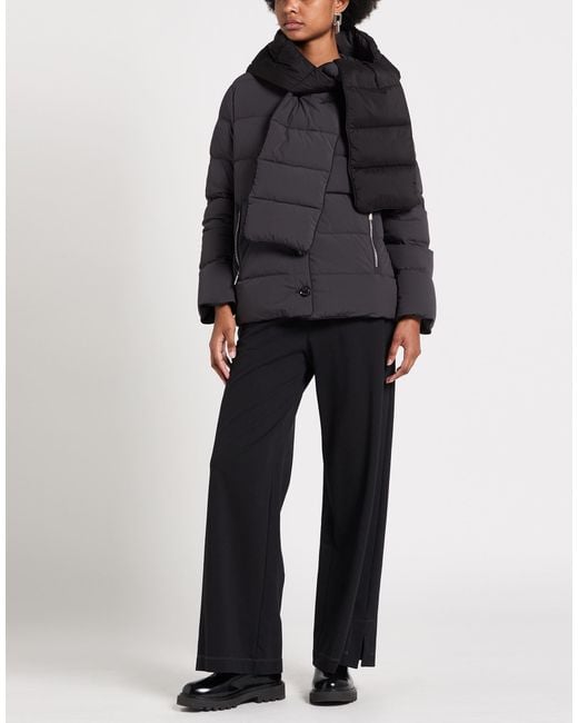 Moorer Black Charcoal Puffer Polyamide, Elastane
