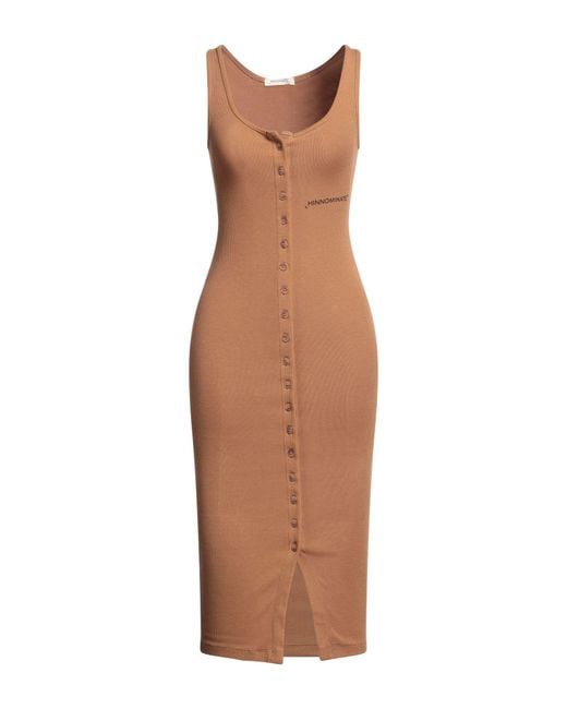 hinnominate Brown Midi Dress