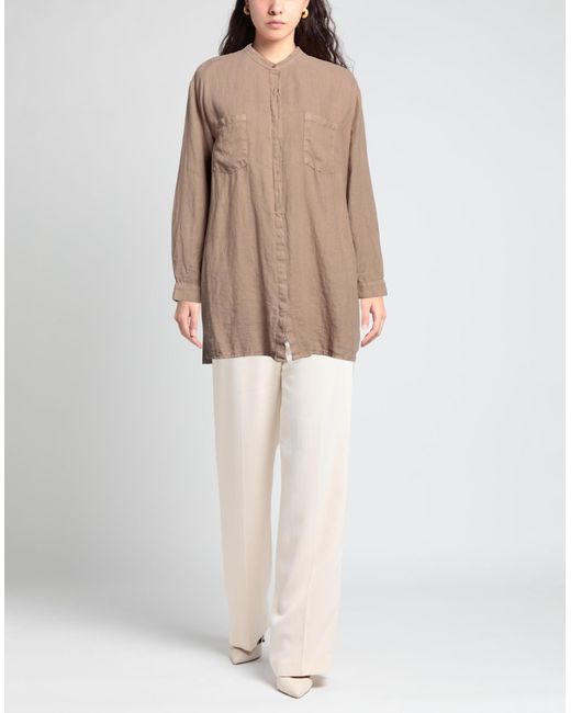 Alpha Studio Brown Shirt