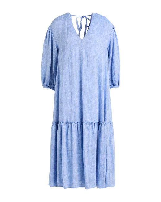 Peserico Women's Blue Midi Dress