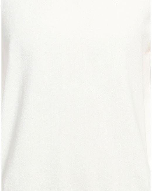 Fred Mello White Viscose-Blend Logo Turtleneck Sweater for men