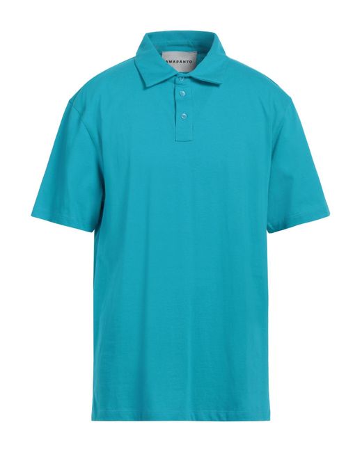 Amaranto Blue Polo Shirt for men