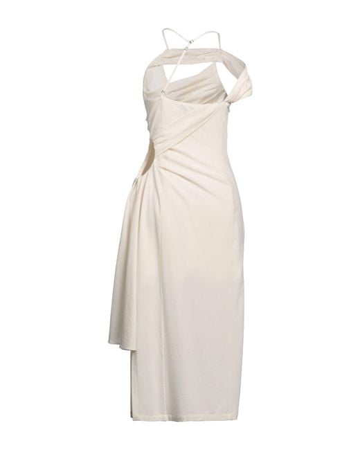 Jacquemus White Midi Dresses