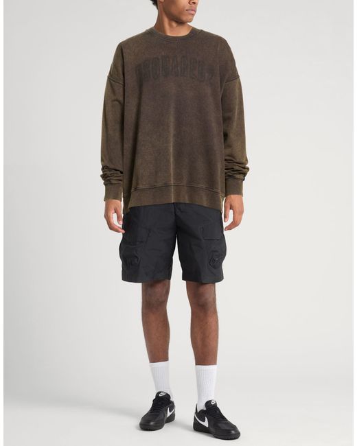 DSquared² Brown Dark Sweatshirt Cotton for men