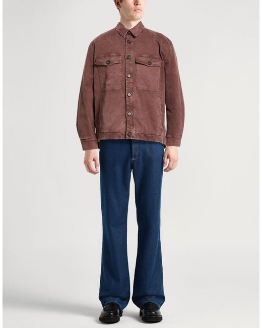 Capospalla Jeans di Crossley in Brown da Uomo