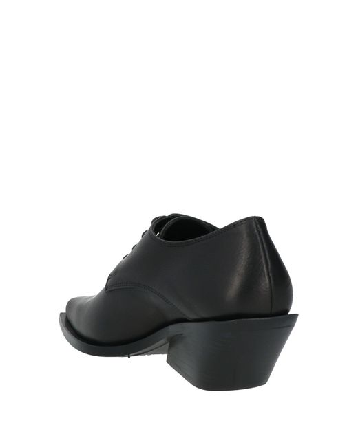 Ann Demeulemeester Black Lace-up Shoes