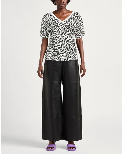 Karl Lagerfeld Black T-Shirt Lyocell, Cotton