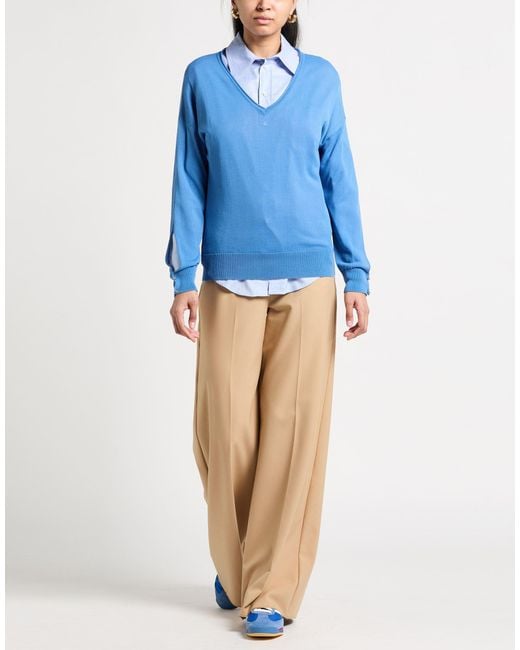 Moorer Blue Pullover
