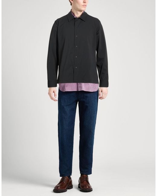 Xacus Black Charcoal Jacket Polyamide, Elastane for men