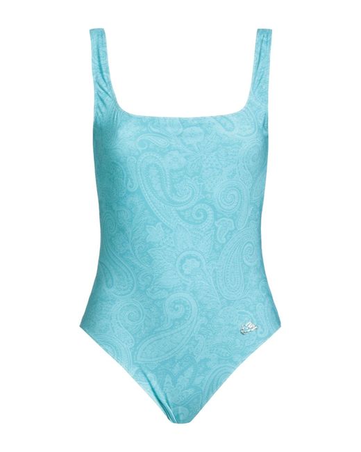 Etro Blue One-piece Swimsuit
