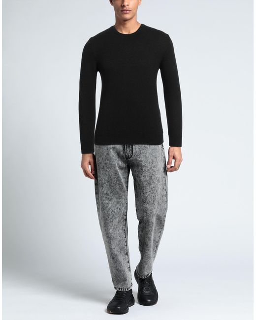 Tsd12 Black Sweater Wool, Viscose, Polyamide, Cashmere for men