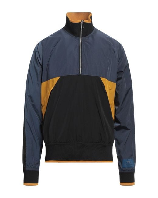 Paul Smith Blue Jacket Nylon, Polyester, Elastane for men