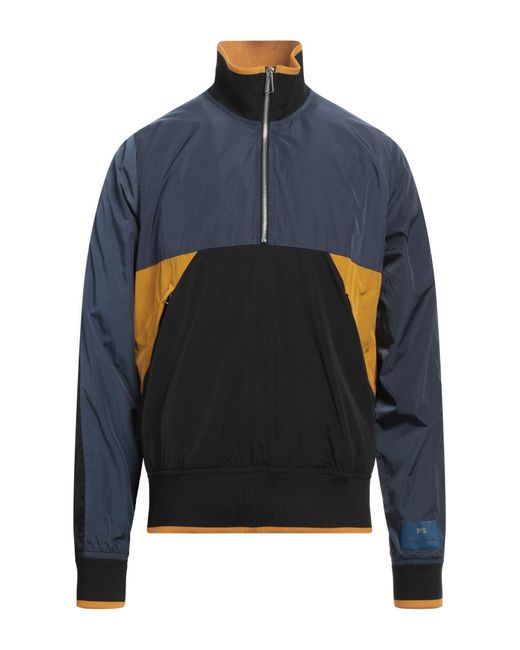 Paul Smith Blue Jacket Nylon, Polyester, Elastane for men