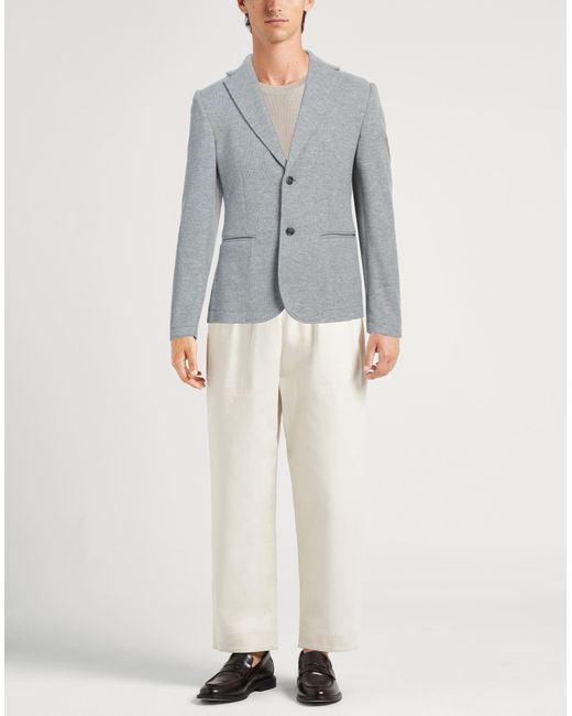 Daniele Alessandrini Gray Blazer for men