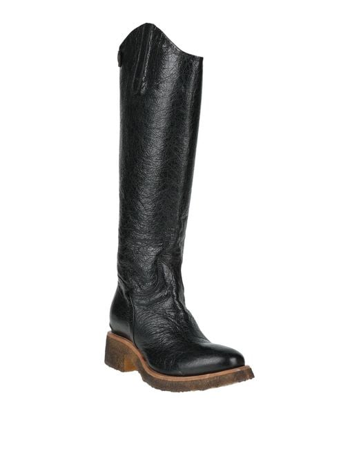 Rocco P Black Boot Leather