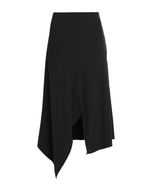 DKNY Black Midi Skirt