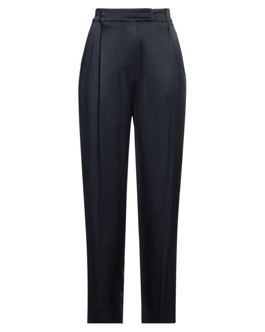 Max Mara Blue Pants Acetate, Viscose