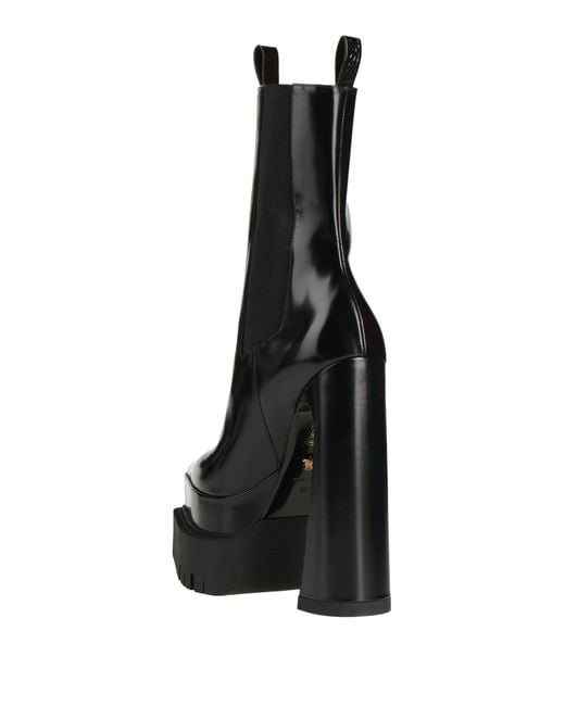 Botines de caña alta Versace de color Black