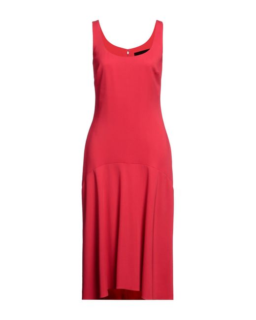 Versace Red Midi Dress
