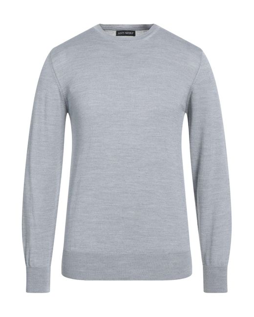 ANT/WERP Blue Sweater Merino Wool for men