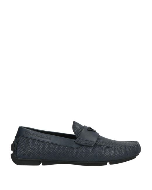 Emporio Armani Mokassin in Blue für Herren