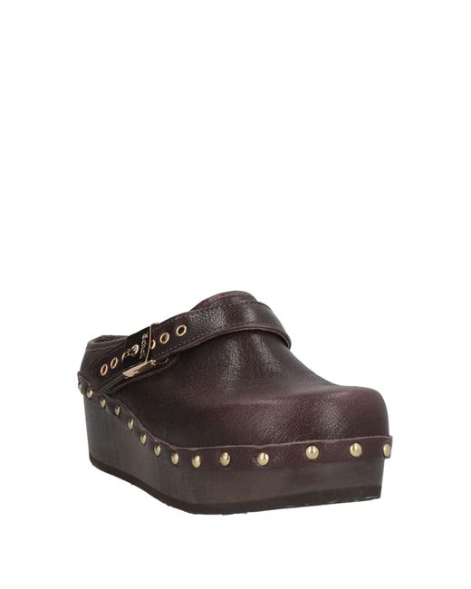 Scholl Brown Mules & Clogs