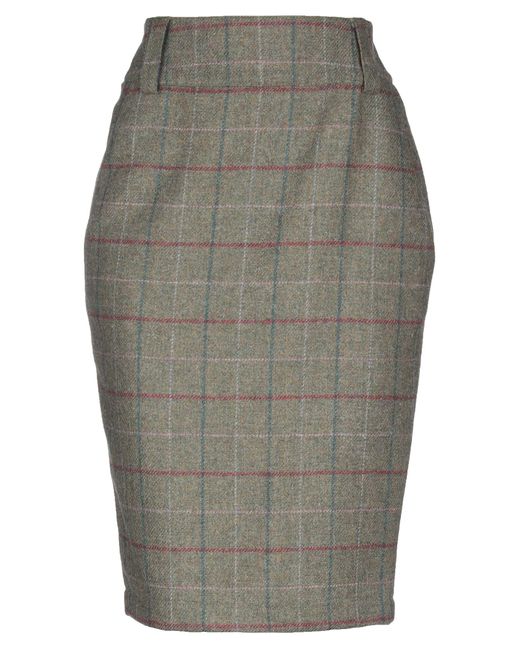 Barbour Tweed 3/4 Length Skirt in 