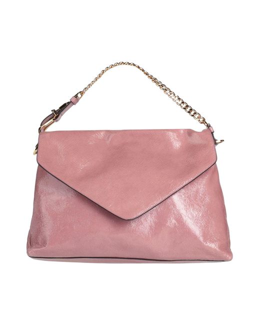 Alberta Ferretti Pink Pastel Handbag Leather