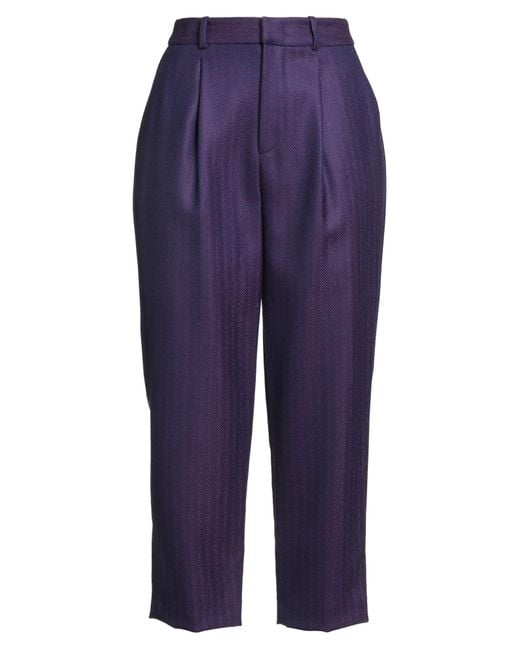 PT Torino Blue Pants Virgin Wool