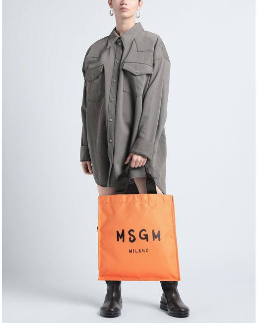 MSGM Orange Handbag